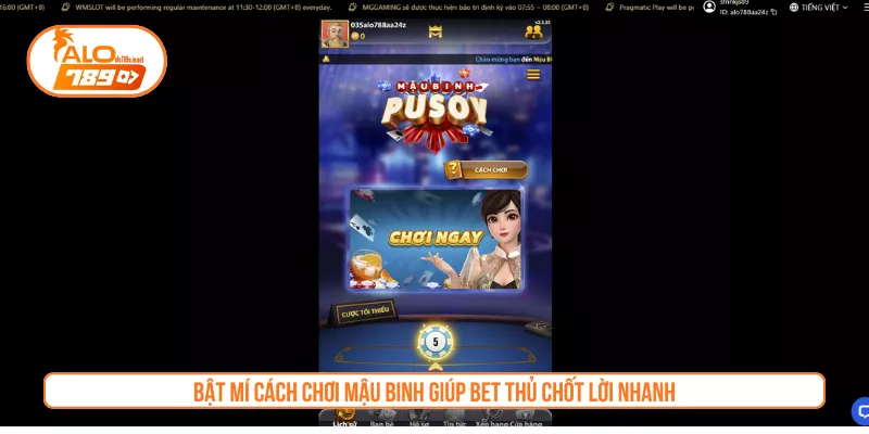 Bật Mí Cách Chơi Mậu Binh Giúp Bet Thủ Chốt Lời Nhanh