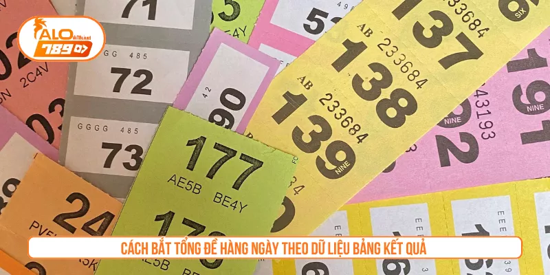 Cách bắt tổng đề hàng ngày theo dữ liệu bảng kết quả