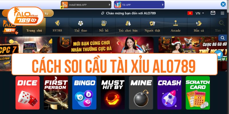 Cách soi cầu tài xỉu alo789
