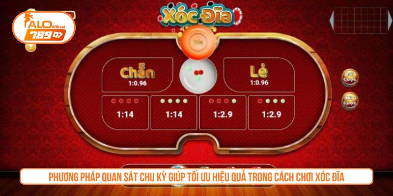 Phương pháp quan sát chu kỳ giúp tối ưu hiệu quả trong cách chơi xóc đĩa