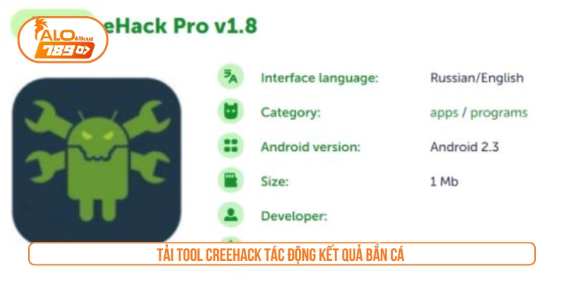 Tải tool creehack tác động kết quả bắn cá